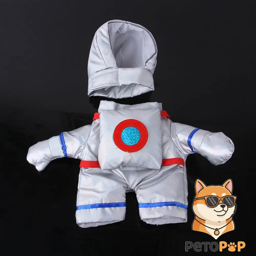 犬猫用コスプレ服|宇宙飛行士アストロノーツコスチューム|ハロウィン・パーティー仮装|Petopop