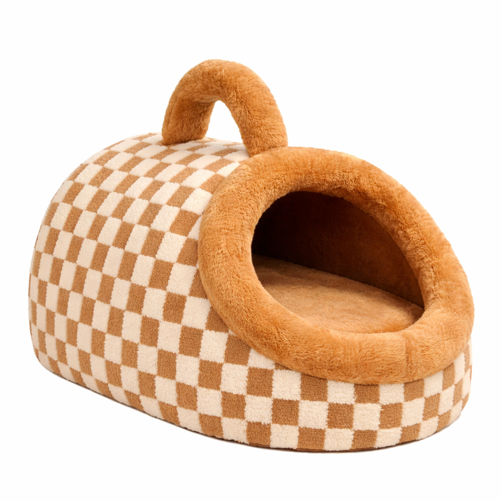 あったかテント型ペットハウス | 犬猫用・冬用ベッド・隠れ家 | PetoPop