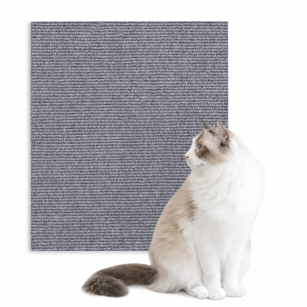 【PetoPop】DIY 貼れる猫用爪とぎマット｜自由自在にカット可能・壁やソファの家具保護に・強力吸着カーペット