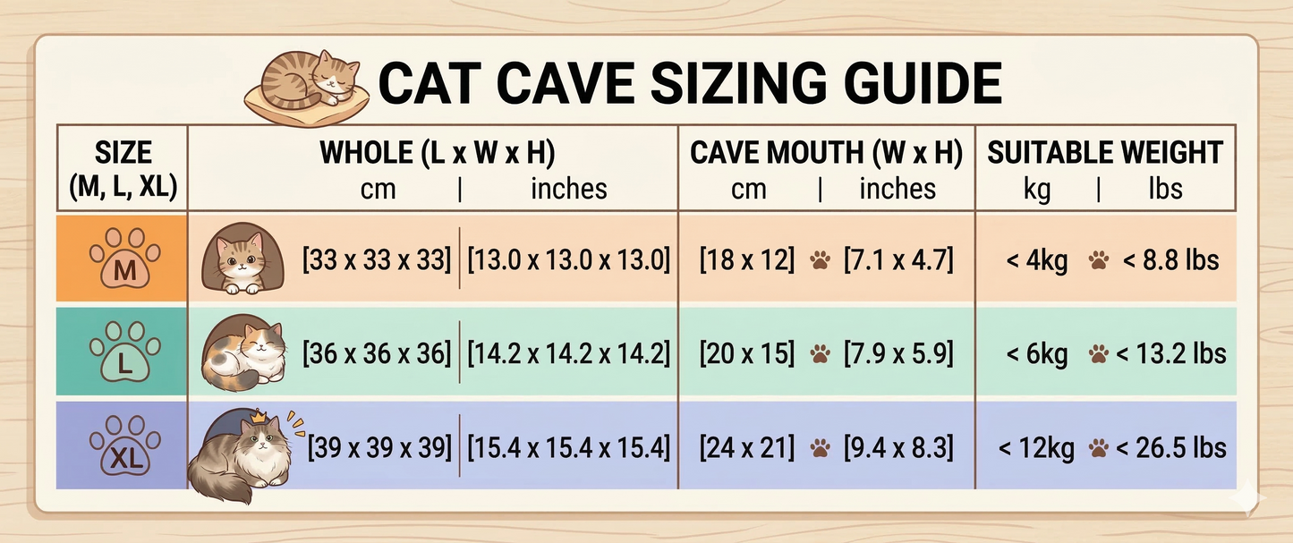 PetoPop Deep Sleep Cave Bed and Detachable Winter Plush Cat House