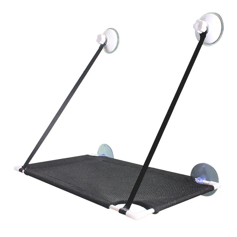 PetoPop Double-Decker Window Cat Hammock and Breathable Sun Seat