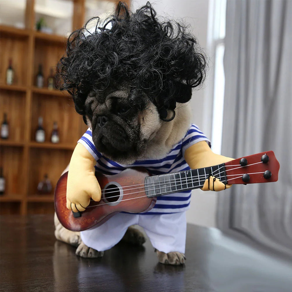 犬用ギター演奏コスチュームの商品画像 2