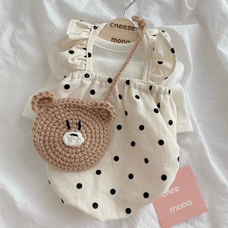 犬猫用ドットワンピース｜夏のペット服 チワワ・ビション・フレブル対応 薄手コットン｜PetoPop