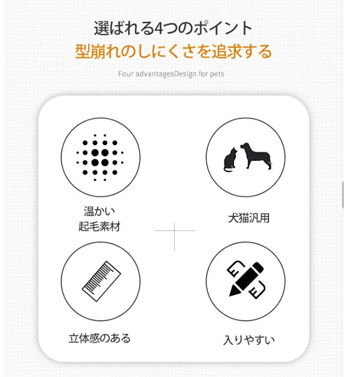 ふわふわ洗えるはちみつポット型猫ベッド（冬用あったかハウス・隠れ家）、PetoPop製、猫と犬のアイコン、暖かい起毛素材、立体感のあるデザイン
