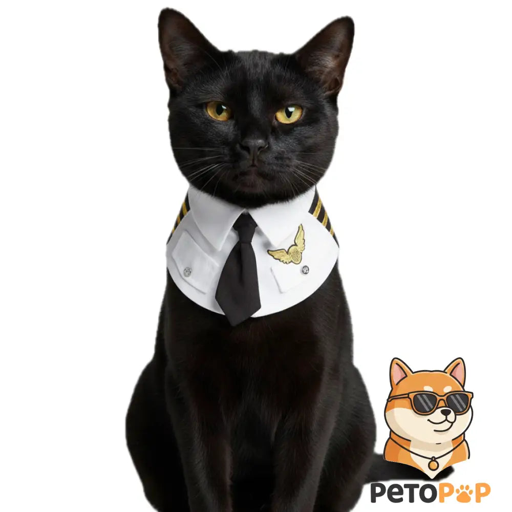 「犬猫用キャプテン風コスプレ服｜小型犬・子猫用ユニフォーム衣装｜Petopop」