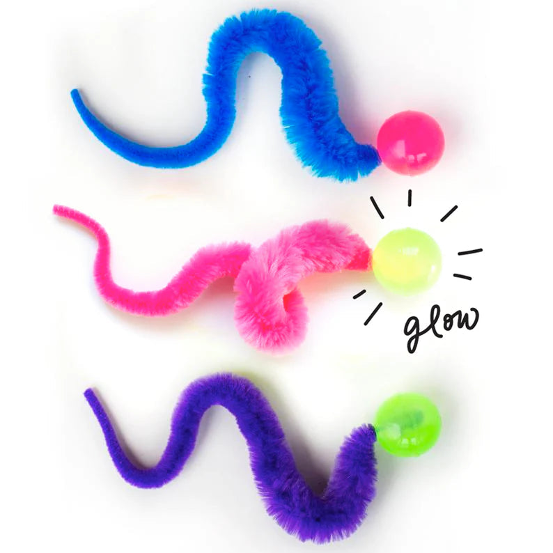 PetoPop Interactive Caterpillar Bouncing Ball Cat Toy